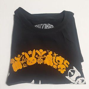 Blizzard Men's Overwatch Character Logo T Shirt in Size M